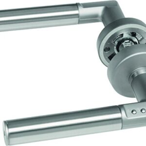 ASSA ABLOY digitaler Türbeschlag Code Handle DIN Links - Zimmertürbeschlag mit PIN-Code - Silber
