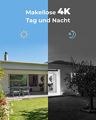 Reolink 4K Überwachungskamera Aussen Set, 4X 8MP PoE IP Kamera Überwachung mit Smarter Personenerkennung und Fahrzeugerkennung, 8CH 2TB HDD NVR für 24/7 Videoüberwachung, 30M Nachtsicht, RLK8-800D4 – Bild 2