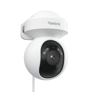 Reolink 4K PoE Überwachungskamera Aussen, IP-Kamera für den Außenbereich mit Farbnachtsicht, 355° Schwenken & 50° Neigen, Auto-Tracking, Smart-Erkennung, Zwei-Wege-Audio, E1 Outdoor SE PoE