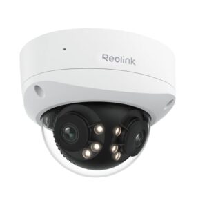 Reolink 16MP UHD 180° Panorama Dual-Objektiv Überwachungskamera, Bewegungsverfolgung, Farbnachtsicht, Spotlight, Smart-Erkennung & Alarme, Zwei-Wege-Audio, IK10 Vandalismussicher, IP67, Duo 3V PoE