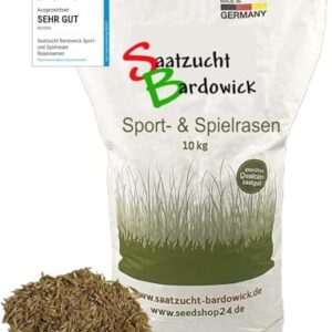 10 kg Sportrasen Spielrasen Grassamen Rasensamen Rasensaat Gras strapazierfähig ca. 300 - 400 m²