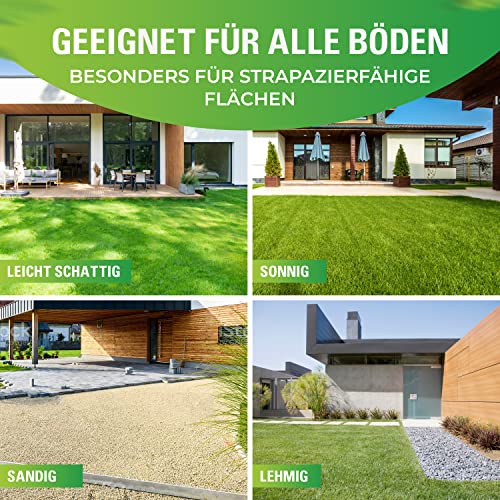 Greenyp® Sport I strapazierfähiger Sport-& Spielrasen I 10kg für 400m² I Sportrasen Grassamen Rasensamen Rasensaat Gras Nachsaat schnellkeimend – Bild 5
