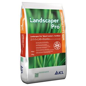 ICL Rasendünger mit Unkrautvernichter und Langzeitwirkung gegen Unkraut Landscaper Pro Weed Control 22 05 05 ( 2,4D Dicamba) 10kg