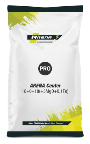 ARENA Rasendünger Sommerdünger 20kg I idealer Langzeitdünger im Sommer I 3 Monate Langzeitwirkung I Center 18 0 18( 2MgO 1Fe)
