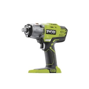 Ryobi 18 V ONE Akku-Schlagschrauber R18IW3-0 (max. Drehmoment 400 Nm, 1/2 Zoll Vierkant-Aufnahme, 3 Schaltstufen, Schlagzahl 0-3.200 min-1, LED-Beleuchtung, ohne Akku & Ladegerät im Karton)