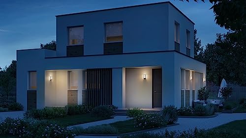 Steinel Außenleuchte L 42 SC Connect, smarte Wandleuchte, Bewegungsmelder, dimmbar, bedienbar per App, Zeitschaltuhr, 13 W, 3000 K, Anthrazit – Bild 4