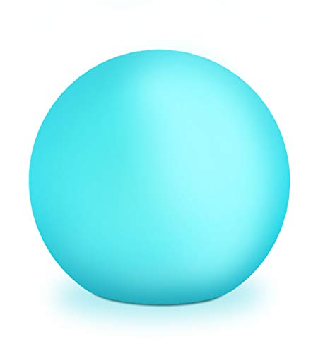 Solarlampen für außen, infray Solarleuchten für außen, Solar Gartenleuchten 30cm Solarkugel mit 9 Modi Leuchte, IP67 Wasserdicht LED Solarleuchten – Bild 8