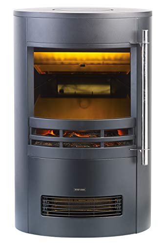 Carlo Milano Kamin: Design-Elektro-Kaminofen mit 3D-Flammeneffekt, 2 Heizstufen, 2.000 W (Elektro Ofen, Elektrokamin 3D-Flammeneffekt, Elektrischer Flamme)