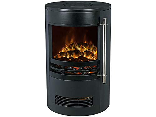 Carlo Milano Kamin: Design-Elektro-Kaminofen mit 3D-Flammeneffekt, 2 Heizstufen, 2.000 W (Elektro Ofen, Elektrokamin 3D-Flammeneffekt, Elektrischer Flamme) – Bild 8