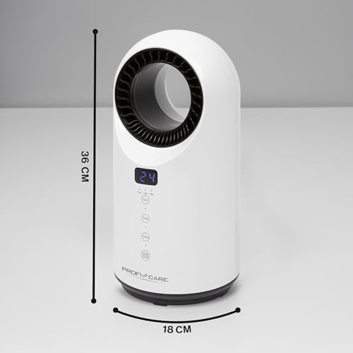 ProfiCare® 2in1 Keramik-Heizlüfter und Tischventilator | 15-35 °C einstellbar | kühlen | Ventilator | PTC-Keramik-Heizelement | robuster Ventilator und Heizlüfter | inkl. Fernbedienung | PC-HL 3086 – Bild 6
