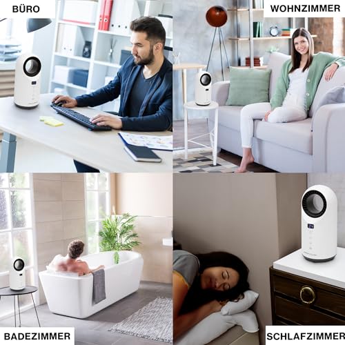ProfiCare® 2in1 Keramik-Heizlüfter und Tischventilator | 15-35 °C einstellbar | kühlen | Ventilator | PTC-Keramik-Heizelement | robuster Ventilator und Heizlüfter | inkl. Fernbedienung | PC-HL 3086 – Bild 7