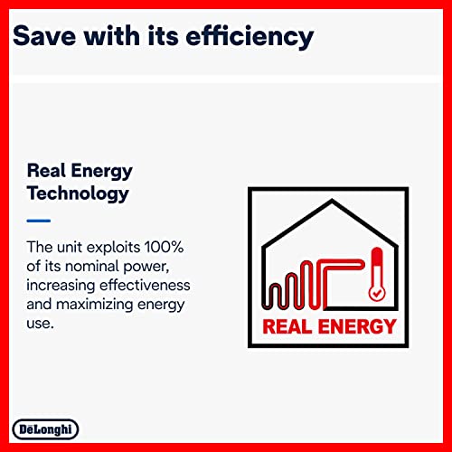 De'Longhi Radiator RadiaS TRRS0715, stufenlose Temperaturregelung, 1500 W Heizleistung, mobil dank Tragegriffen und vormontierten Rollen – Bild 4