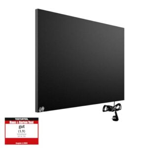 SCHMIDBAUER® Infrarotheizung - ISP T 700 Watt Tafel beschreibbar Heizung Wand/Decken Halterung Infrarotheizung