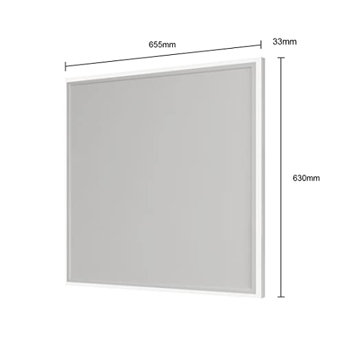 Infrarotheizung Decke mit Thermostat 400 Watt, Deckenheizung Infrarot mit LED Beleuchtung, Infrarotheizung Deckenmontage, App Fernbedienung Steuerung, Elektroheizung Heizplatte Heizkörper Heizpaneel – Bild 5