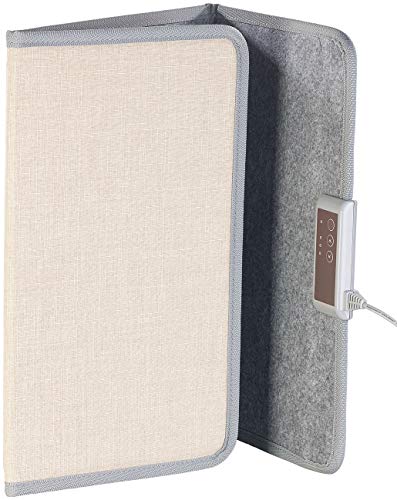 Sichler Haushaltsgeräte Infrarot Panel: Faltbares Fern-Infrarot-Heizpanel, bis 65 °C, 165 Watt, Größe M (Faltbares Infrarot Heizpaneel, Fern-Infrarot-Heizpaneel, Infrarotheizung Schreibtisch) – Bild 7