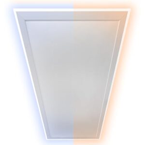 Heidenfeld Infrarotheizung HF-HP500 mit Licht | 𝟭𝟬 𝐉𝐀𝐇𝐑𝐄 𝐆𝐀𝐑𝐀𝐍𝐓𝐈𝐄 - LED Rahmen - Infrarot Deckenheizung mit Thermostat - Deutsche Qualitätsmarke - Fernbedienung (800 Watt Wechselbar)
