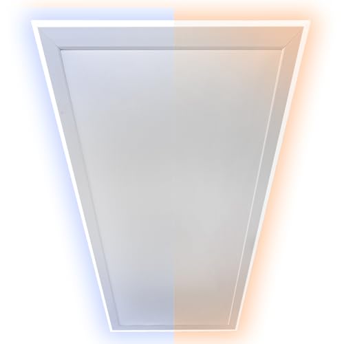 Heidenfeld Infrarotheizung HF-HP500 mit Licht | đđŹ đđđđđ đđđđđđđđ - LED Rahmen - Infrarot Deckenheizung mit Thermostat - Deutsche QualitĂ€tsmarke - Fernbedienung (800 Watt Wechselbar)
