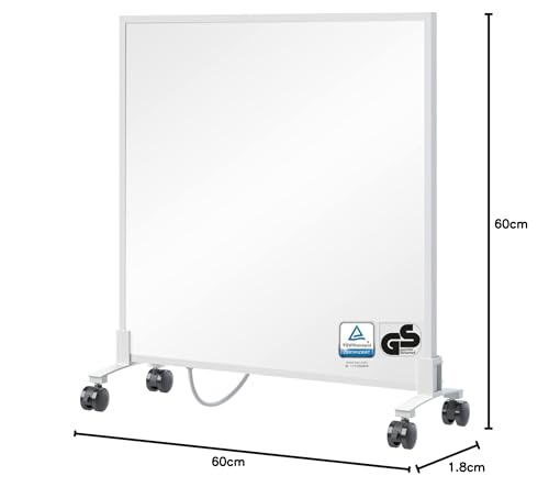 BR Bringer Infrarotheizung Standgerät - 300 Watt - Energiesparend - Mobile Elektroheizung mit Standfüßen auf Rollen - 5 Jahre Garantie, TÜV - Deutsche Qualitätsmarke (weiß) – Bild 10