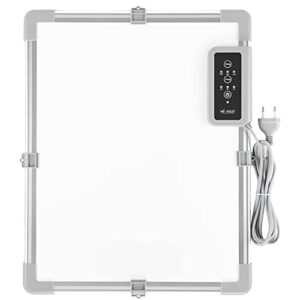 Infrarot Schreibtisch-Heizung 36x45cm Wärmeplatte 117W Arbeitsplatz Büro Home Office Kassen Empfangstheken Informationen unter Tisch Montage Magnet-Halterung