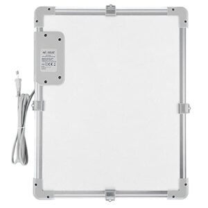 Alternative view of Infrarot Schreibtisch-Heizung 36x45cm Wärmeplatte 117W Arbeitsplatz Büro Home Office Kassen Empfangstheken Informationen unter Tisch Montage Magnet-Halterung
