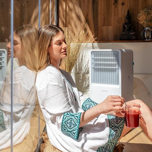 Cecotec - Mobile Klimageräte ForceClima 7550 Style Connected, 7000 BTU, Abdeckungsbereich 20 m2, Fernbedienung, Berührung, LED -Bildschirm, 4 Modi, 2 Geschwindigkeiten, Luftentfeuchter, Timer – Bild 8