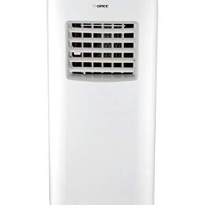 GREE mobile Klimaanlage PURITY, Kälteleistung 2,1 KW / 7000 BTU, 3-in-1 zum Kühlen, Entfeuchten und Ventilieren, Kältemittel R290, inkl. Abluftschlauch, Fernbedienung, Energie Klasse A