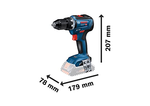 Bosch Professional 18V System Akku Bohrschrauber GSR 18V-55 (max. Drehmoment 55 Nm, 1.800 min⁻¹, ohne Akku/ Ladegerät) – Bild 2