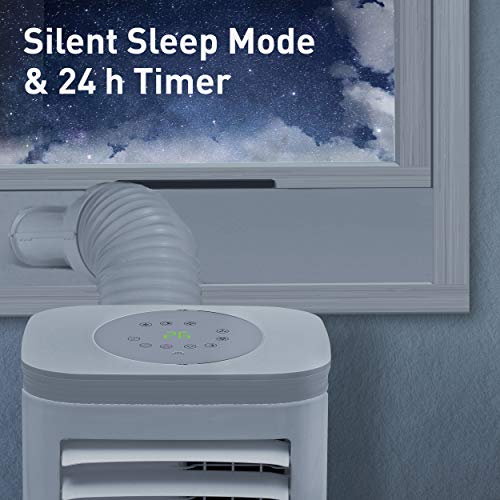 SUNTEC Mobiles lokales Klimagerät Freeze 9.000 Eco R290 | für Räume bis 80 m3 (34 m2) | inkl. Abluftschlauch | Kühler und Entfeuchter mit ökologischem Kühlmittel R290 | 9.000 BTU/h – Bild 4