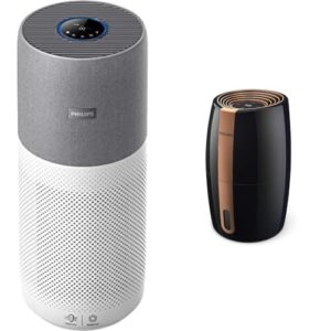 Philips Luftreiniger der Serie 4000i - App-Steuerung & Philips Domestic Appliances Luftbefeuchter 2000 Serie HU2718/10 - Natürliche und hygienische Luftbefeuchtung durch nano-große Wassermoleküle