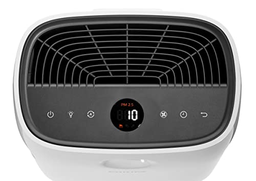 Philips Series 1000i Luftreiniger – App-Steuerung, entfernt Pollen, Staub, Viren und Aerosole** in Räumen mit bis zu 63 m², 5 Geschwindigkeitsstufen, Sleep-Modus (AC2889/10), Weiß, HEPA – Bild 9