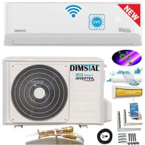 12000 BTU 3,6 kW QuickConnect ULTRA PLUS - Split Klimaanlage Heizung ECO Smart WiFi/UV-C/Self-Clean/Follow Me komplett Set leise inkl. 5m QuickConnect Leitungen