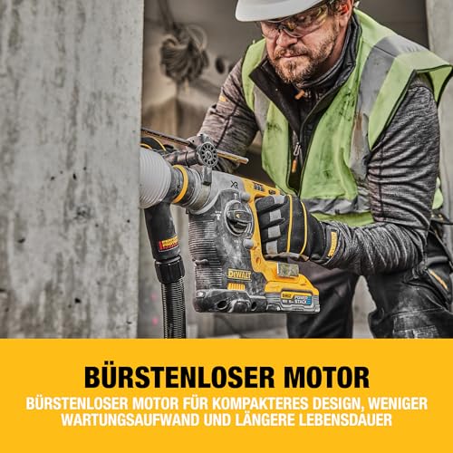 DEWALT SDS-plus XR Akku-Kombihammer/Schlagbohrmaschine (18V, bürstenlos, 24mm, ideal für Bohranker/Befestigungslöcher, Vibrationsreduzierung, ohne Akku & Ladegerät), DCH273NT – Bild 7