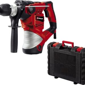 Einhell Bohrhammer TC-RH 1600 (1.600 W, 4 J, Bohren/Hammerbohren/Meißeln mit und ohne Fixierung, Pneumatisches Schlagwerk, SDS-plus-Werkzeugaufnahme, Überlast-Rutschkupplung)