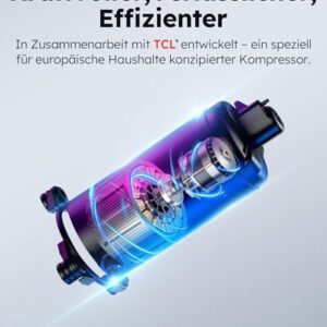 Alternative view of Kresico Luftentfeuchter elektrisch 20L, Entfeuchter elektrisch, Luftentfeuchter Keller für Räume bis zu 150m³/50m², Raumentfeuchter elektrisch 39dB mit Ablaufschlauch, Filter, Timer, 10 J. Gar.
