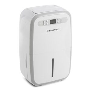 TROTEC Luftentfeuchter elektrisch TTK 95 E – Leistung 30 L/Tag – Fläche 90 m² - 230 m³ – mit Autoabschaltung – ideal für Keller