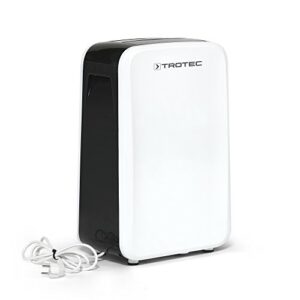 TROTEC Raumentfeuchter elektrisch TTK 71 E – Leistung 24 L/Tag – Fläche 50 m² / 125 m³ – Entfeuchtungsgerät mit Autoabschaltung