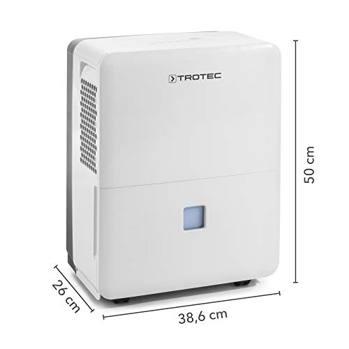 TROTEC Luftentfeuchter elektrisch TTK 96 E – Leistung 30 L/Tag – Fläche 90 m² / 230 m³ – Raum Entfeuchter – für Wohnung und Schlafzimmer – Bild 3