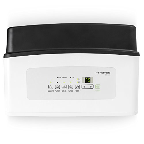 TROTEC Luftentfeuchter elektrisch TTK 96 E – Leistung 30 L/Tag – Fläche 90 m² / 230 m³ – Raum Entfeuchter – für Wohnung und Schlafzimmer – Bild 7