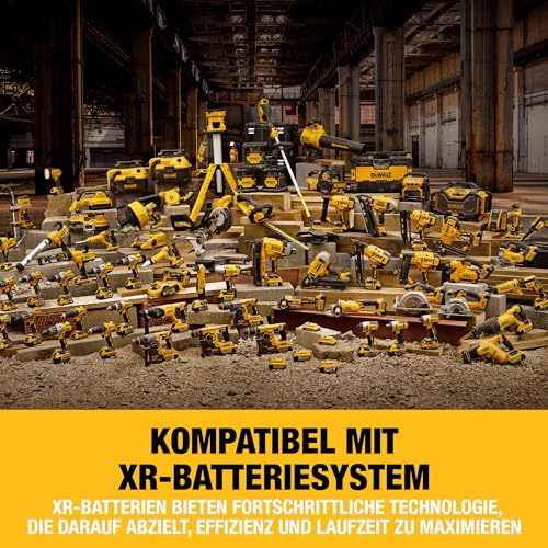 DEWALT18 Volt 2-Gang Akku-Bohrschrauber (bürstenloser Motor, Vollmetallgetriebe,15-stufiges Drehmomentmodul, 13 mm Schnellspann-Bohrfutter, 2x 2 Ah Li-Ion Akkus, Ladegerät, LED-Leuchte), DCD708D2T-QW – Bild 9