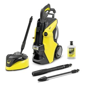 Kärcher Hochdruckreiniger K 7 Power Flex Home, Druck: 180 bar, Durchfluss 600 l/h, Flächenleistung: 60 m²/h, Leistung: 3.000 W, Dreckfräser, Pistole, Flächenreiniger