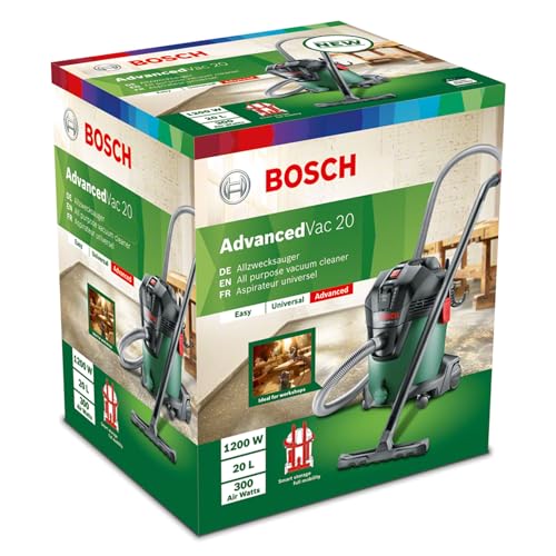 Bosch Nass- und Trocken Staubsauger AdvancedVac 20 (1200 Watt, 20 Liter Behältervolumen, in Karton) – Bild 9