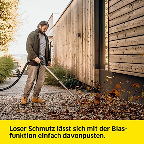 Kärcher Nass-/Trockensauger WD 6 P S V-30/6/22/T, inkl. Steckdose, Flachfaltenfilter, patentierter Filterbox, Filterreinigung, 1.300 W, Edelstahlbehälter: 30 l & Ablassschraube, Saugschlauch: 2,2 m – Bild 7