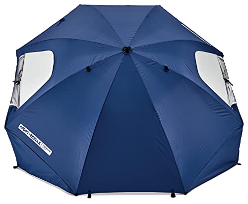 Sport-Brella Premiere Portable Sun Umbrella - Mehrzweck Gartenregenschirm, Einfaches Falten, 243 cm, 1 Stück, Ideal für Outdoor-Aktivitäten, Strand und Garten, UV-Schutz - Blau – Bild 5