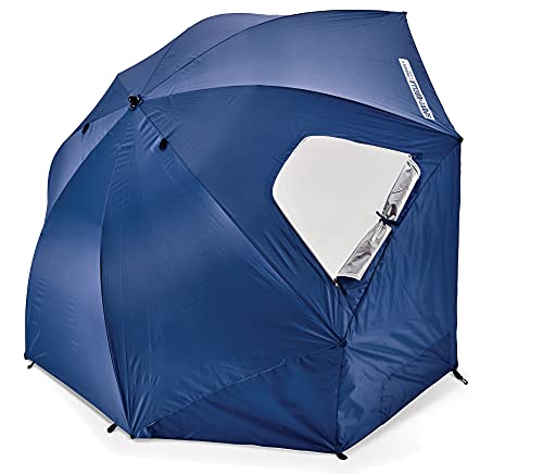Sport-Brella Premiere Portable Sun Umbrella - Mehrzweck Gartenregenschirm, Einfaches Falten, 243 cm, 1 Stück, Ideal für Outdoor-Aktivitäten, Strand und Garten, UV-Schutz - Blau – Bild 6