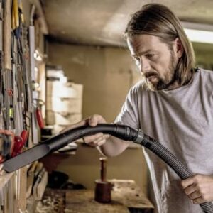 Alternative view of Kärcher Nass-/Trockensauger WD 5 P V-25/5/22, inkl. Steckdose, Flachfaltenfilter, patentierter Filterbox, Filterreinigung, Vliesfilterbeutel, 1.100 W, Kunststoffbehälter: 25 l, Saugschlauch: 2,2 m