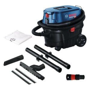 Bosch Professional Nass-,Trockensauger Gas 12-25 PL (1.250-W-Motor, Luftstrom von 65, Saugdruck 200 mbar, inklusiv HEPA-Filter, Fugendüse)