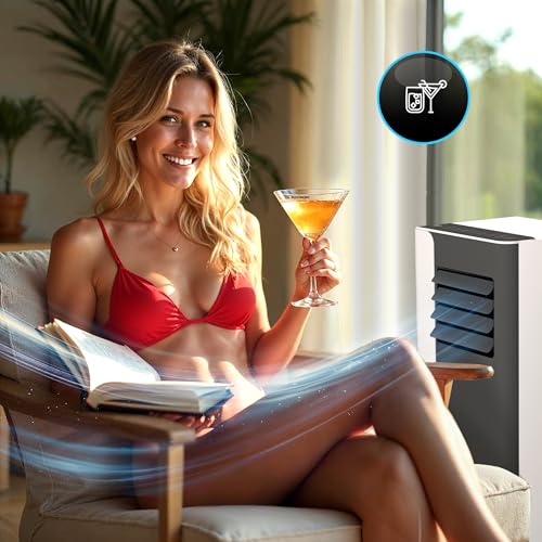 Climative Mobile Klimaanlage 9000 BTU WiFi Tuya Smart Klimaanlage Mobil mit Abluftschlauch Mini 2,6 kW 3-in-1 Portable Air Conditioner 26 m² Fensterabdichtung – Bild 9