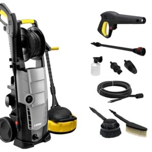 LAVOR Hochdruckreiniger GALAXY 160 GL mit Schlauchtrommel, zwei Bürsten undTerrassenreinger Druck 160 bar max, Fördermenge 510 l/h max, 2500 Watt