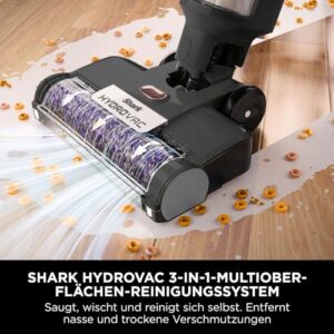 Alternative view of Shark Hydrovac Cordless WD210EU, Vacuum Cleaner, Grey, 120 W, 500 milliliters