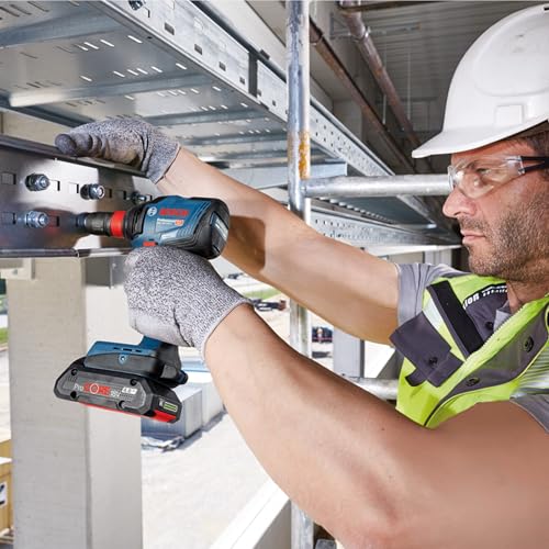 Bosch Professional 18V System Akku Drehschlagschrauber GDX 18V-210 C (max. Drehmoment 210 Nm, inkl. Bluetooth Low Energy Modul GCY 42, L-BOXX, ohne Akku/Ladegerät) – Bild 4